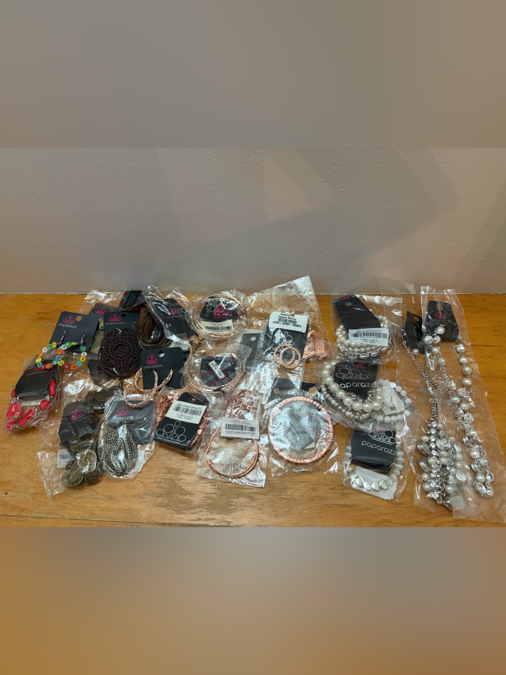NWT Paparazzi Jewelry Lot 36 Pieces – Pearl Rose Gold Copper Bronze Mixed